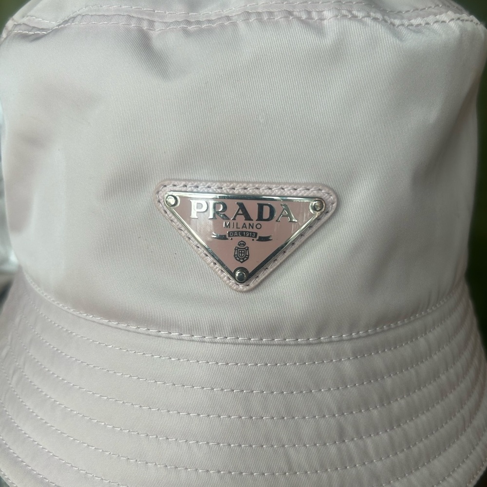 Prada Pink Re-Nylon Bucket Hat - Picture 7 of 8